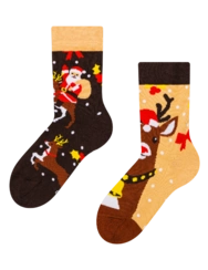 Veselé detské ponožky Sob a Santa 